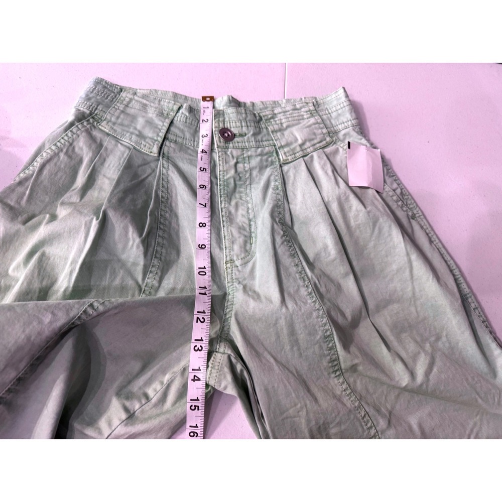 BBJ Los Angeles Women's Mint Green High Waisted Pleated Tapered Pants 3x26 - Picture 6 of 8